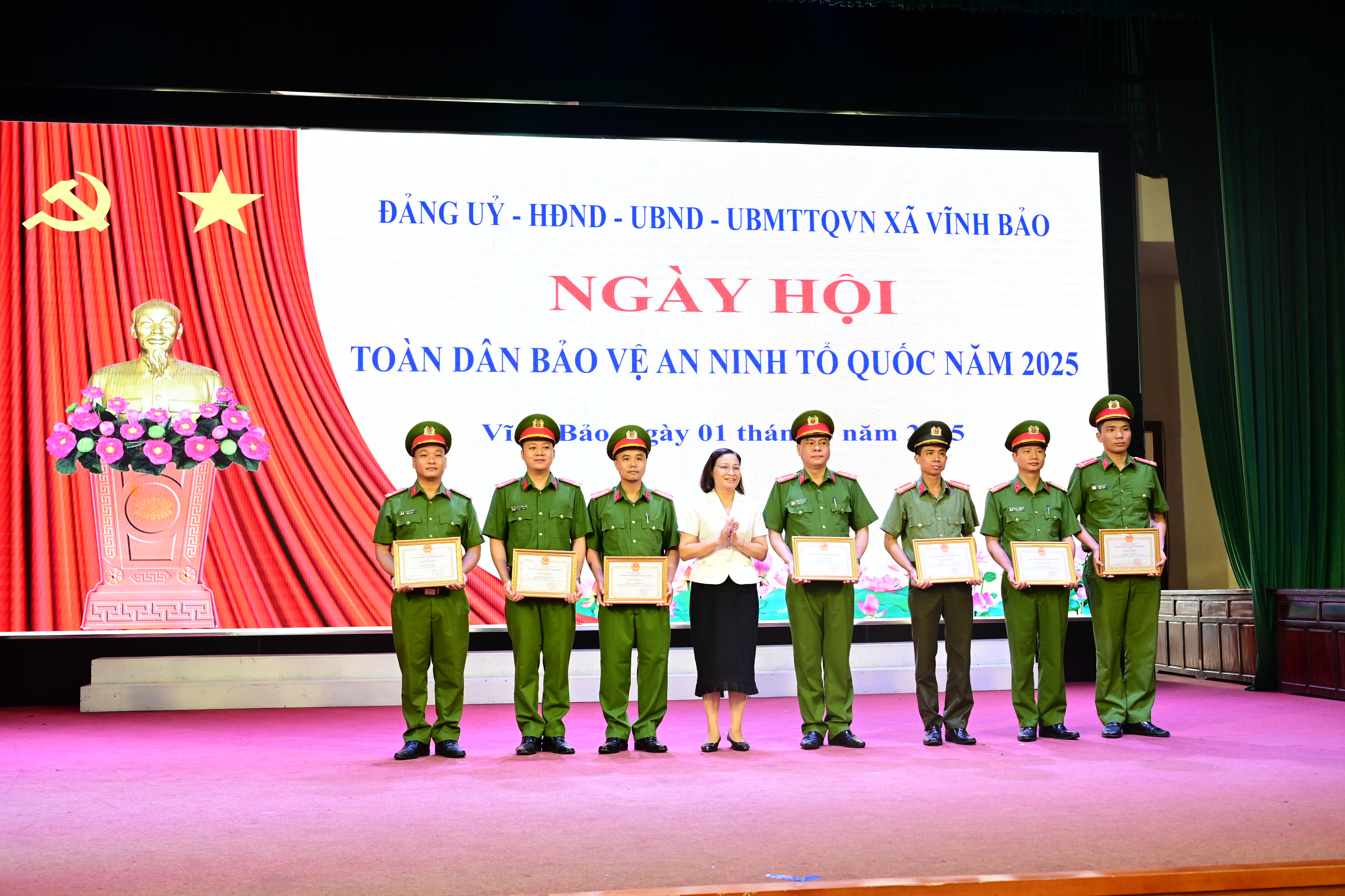 Xã Vĩnh Bảo: Tổ chức ngày hội toàn dân bảo vệ an ninh Tổ quốc